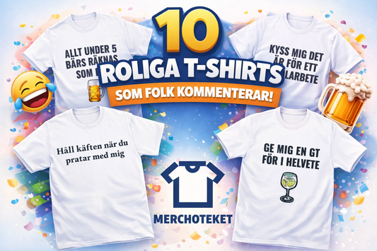 10 roliga t-shirts folk faktiskt kommenterar